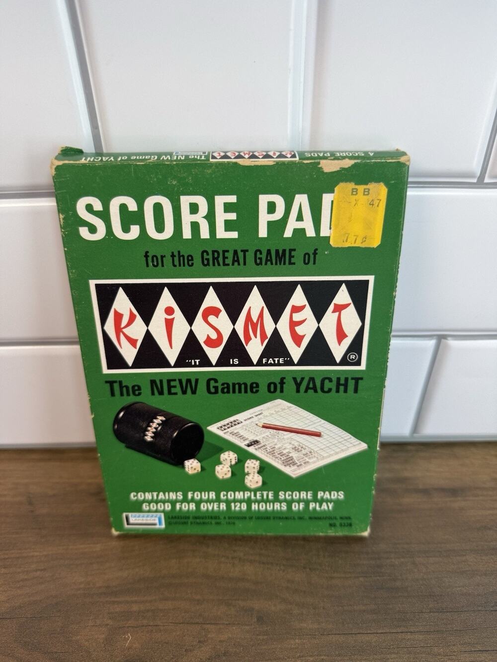 Score Pads for Kismet Dice Game (1970) score pads only